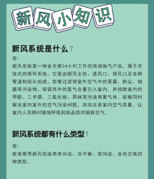 問答篇丨關(guān)于新風(fēng)不得不說的事兒